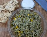 કોર્ન પાલક પુલાવ (Corn Palak Pulao Recipe In Gujarati) રેસીપી સ્ટેપ3ફોટો