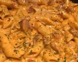 Mindent bele tejszínes penne 😄🤤 recept fázis 2 fotója