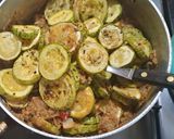 Foto del paso 4 de la receta: Pastel de zucchinis y soja