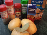 Guiso de papas con calamares