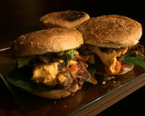 Foto del paso 4 de la receta: Hamburguesa mar y tierra (Superbowl)