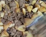 صورة لخطوة 2 من وصفة مسقعة باذنجان وبطاطا 🥔🍆🧅