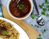 A picture of step 17 of Non Fried Gravy Manchurian and vegetable Fried Rice.