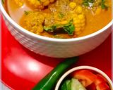 A picture of step 6 of Corn curry.
