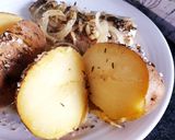 Une image de l'étape 4 de Cabillaud en papillote et pomme de terre au four 😋.