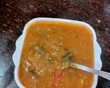 A picture of step 1 of Sambhar.