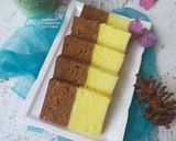 Foto langkah ke 8 dari resep Bolu Kukus Putih Telur 2 Lapis.