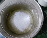 A picture of step 1 of Semolina Chocolate cake.
