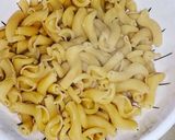 A picture of step 3 of Deviled Pasta Salad.