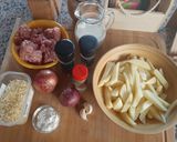 Φωτογραφία βήματος 1 της συνταγής Πατάτες με κιμά σαν σουφλέ