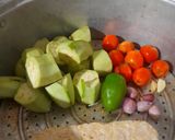 Foto langkah ke 1 dari resep Sambal Terong Kukus.
