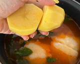 Foto del paso 6 de la receta: Potaje de judías pintas, espinacas y bacalao