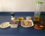 Foto del paso 1 de la receta: Revuelto de espárragos blancos y champiñones