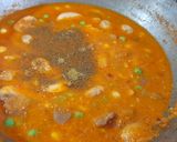 A picture of step 4 of Corn mushroom masala.
