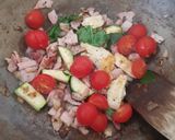 A picture of step 6 of My Halloumi Bacon Pasta for 1.