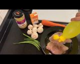 A picture of step 1 of Chicken Steaks with Mushroom Sauce.