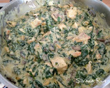 Foto del paso 4 de la receta: 61.🥟Briwat al curry de pollo, espinacas y champiñones🍗🥬🍄