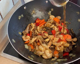 Foto del paso 4 de la receta: Noodles con setas y langostinos