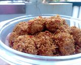 Foto langkah ke 8 dari resep Ketan serundeng pedas manis gurih praktis.