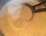 A picture of step 3 of Nolen Gur Payesh / Jaggery Rice Pudding.