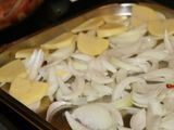 Bacalao con pimientos asados