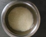 A picture of step 1 of Prawns Biryani.