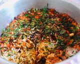 A picture of step 3 of Chicken biryani.