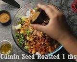 A picture of step 3 of Chana Chaat.