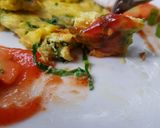 Foto langkah ke 8 dari resep Omelet Wortel Pakcoy.