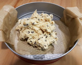 Foto del paso 7 de la receta: Brookiepie ó Cookie-Brownie con Papaya crujiente & Pistachos!