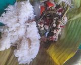 Foto langkah ke 8 dari resep Pepes daging sapi tempe dan kangkung.