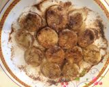 Foto del paso 1 de la receta: Yogur con banana caramelizada, coco rallado y nueces light