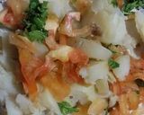 A picture of step 2 of Sabudana tikki.