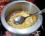 A picture of step 3 of Khara Pongal (Ven Pongal).