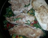 Foto del paso 14 de la receta: Pechugas al verdeo distinto
