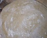 A picture of step 2 of Meethi Lachhaparatha.