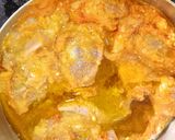 A picture of step 1 of Manshor Jhol / Mutton Bhat.