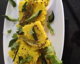 सूजी बेसन ढोकला (suji besan dhokla recipe in Hindi) रेसिपी चरण 6 फोटो