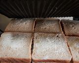 A picture of step 5 of Brown bread Potato stuff peanuts butter grilled sandwich.