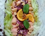 A picture of step 6 of Apple beetroot salad with orange vinaigrette😋😋😋.