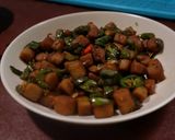 Foto langkah ke 5 dari resep Tempe Gembus Lombok Ijo.