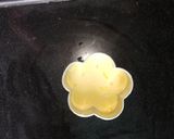 A picture of step 3 of Custard with strawberry sauce.