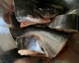 Gambar langkah 2 resipi Patin Tempoyak Bakar.