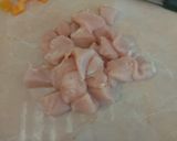 รูปขั้นตอนการทำที่ 1 ของ ไก่ผัดฟักทอง