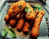 A picture of step 6 of CURRY-CORIANDER CUTLET.