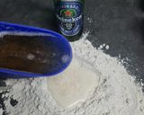 A picture of step 2 of Rye Flat Bread.