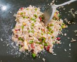 Foto langkah ke 3 dari resep Nasi Goreng Buncis Telur Keju.