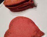 Une image de l'étape 5 de Crepes aux framboises.