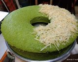 Foto langkah ke 8 dari resep Bolu pandan tanpa pewarna buatan.