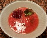 Foto del paso 15 de la receta Sandia rellena de frutas, en salsa de confituras